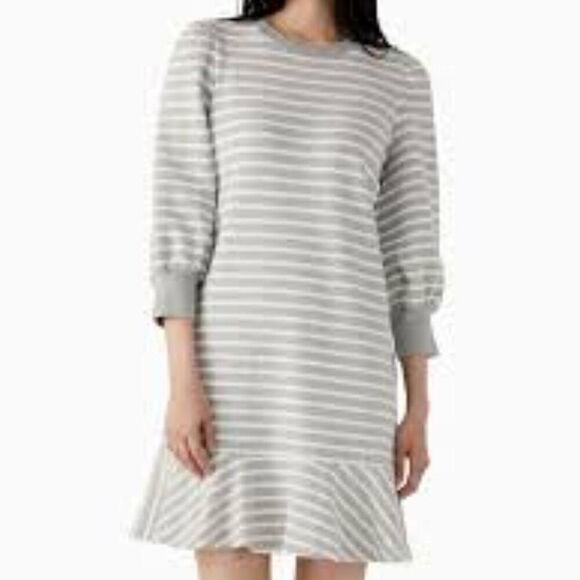 Kate Spade Sailing Stripe Sweatshirt Dress M - Picture 1 of 9